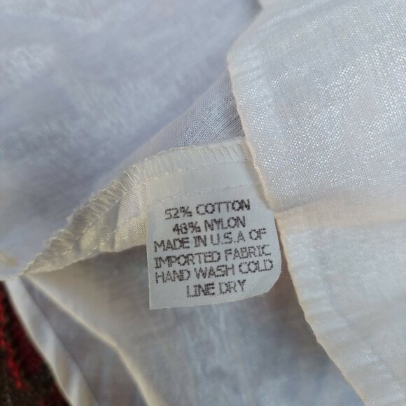 Flatiron Workshop Women Cotton Blend Button Down Shirt Top Blouse Flutter Sleeve - Picture 4 of 6